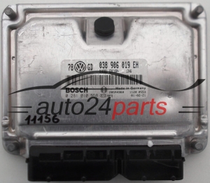 KOMPUTER STEROWNIK SILNIKA VW VOLKSWAGEN PASSAT 1.9 TDI AWX 038 906 019 EH, 038906019EH, BOSCH 0 281 010 558, 0281010558, 28SA4960 - 11156,  A275