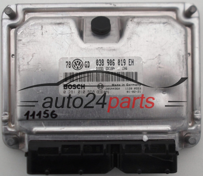KOMPUTER STEROWNIK SILNIKA VW VOLKSWAGEN PASSAT 1.9 TDI AWX 038 906 019 EH, 038906019EH, BOSCH 0 281 010 558, 0281010558, 28SA4960