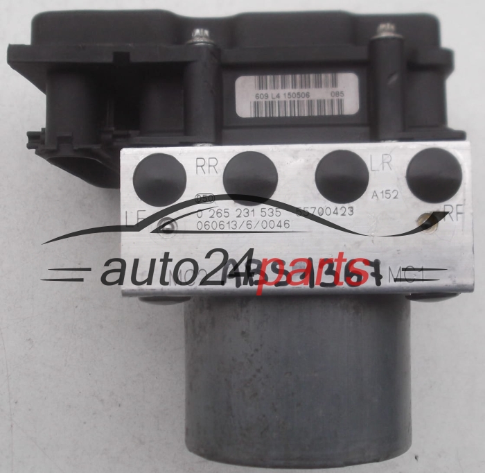 ABS HYDRAULIK-AGGREGAT MIT STEUERGERAET FIAT GRANDE PUNTO BOSCH 0 265 231 535, 0265231535, 55700423, 0 265 800 421, 0265800421