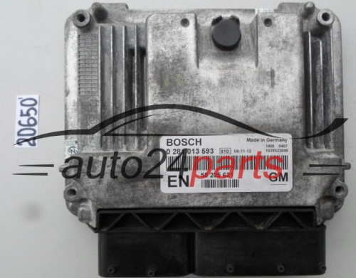 KOMPUTER STEROWNIK SILNIKA OPEL ASTRA ZAFIRA 1.9 CDTI BOSCH 0 281 013 593, 0281013593, GM 55 205 621 EN, 55205621EN, 55205621