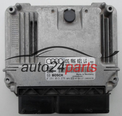 CALCULATEUR MOTEUR AUDI A3 2.0 TDI BOSCH 0281013276,  03G906021LG, 03G906021AN