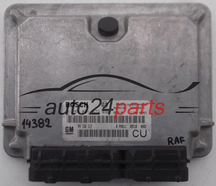 ecu engine control module OPEL VECTRA 2.0 DTI 16V
