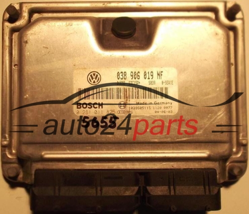 SKODA FABIA 1.9 TDI BOSCH 0281011825, 0 281 011 825, 038906019NF, 038 906 019 NF 