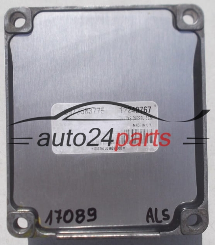 KOMPUTER STEROWNIK SILNIKA OPEL CORSA COMBO 1.7 DELPHI DELCO