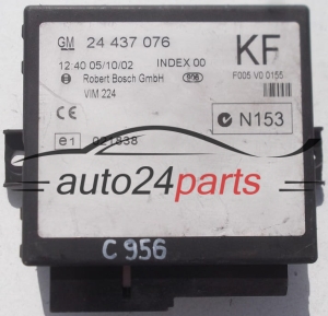 CENTRALKA MODUL CENTRALNEGO ZAMKA OPEL ASTRA ZAFIRA GM 24 437 076 KF, GM24437076KF, 24437076KF - C956
