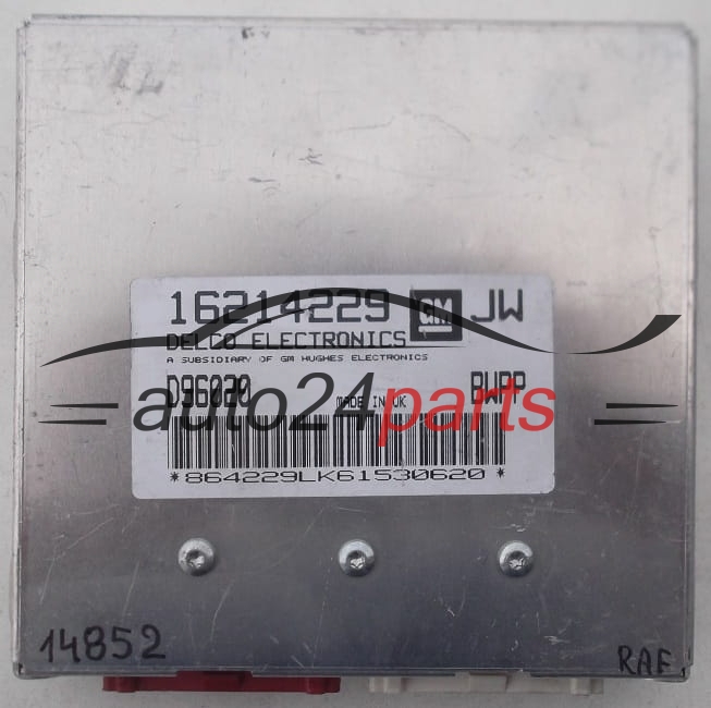 MOTORSTEUERGERÄT ECU STEUERGERAT OPEL ASTRA DELCO 16214229 JW, 16214229JW, D96020, BWPP