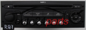 RADIO CD MP3 RD4 B5 N2 KML SX2 PEUGEOT CITROEN 7 645 136 393 / 7645136393 / 815 BP513663263995 / 815BP513663263995 - R87