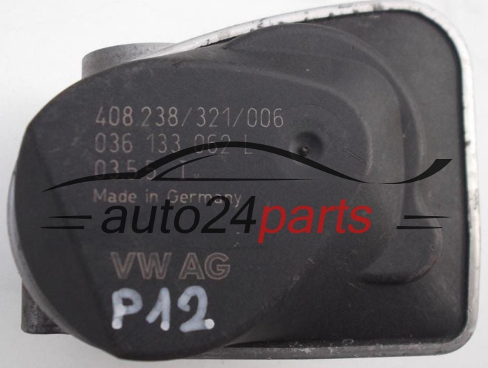 PRZEPUSTNICA POWIETRZA VOLKSWAGEN AUDI SEAT SKODA VDO 408-238-321-006, 408238321006, 036 133 062 L, 036133062L