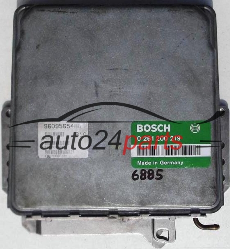 CENTRALITA DE MOTOR CITROEN XM 2.0 TURBO BOSCH 0 261 200 219, 0261200219, 9609565480
