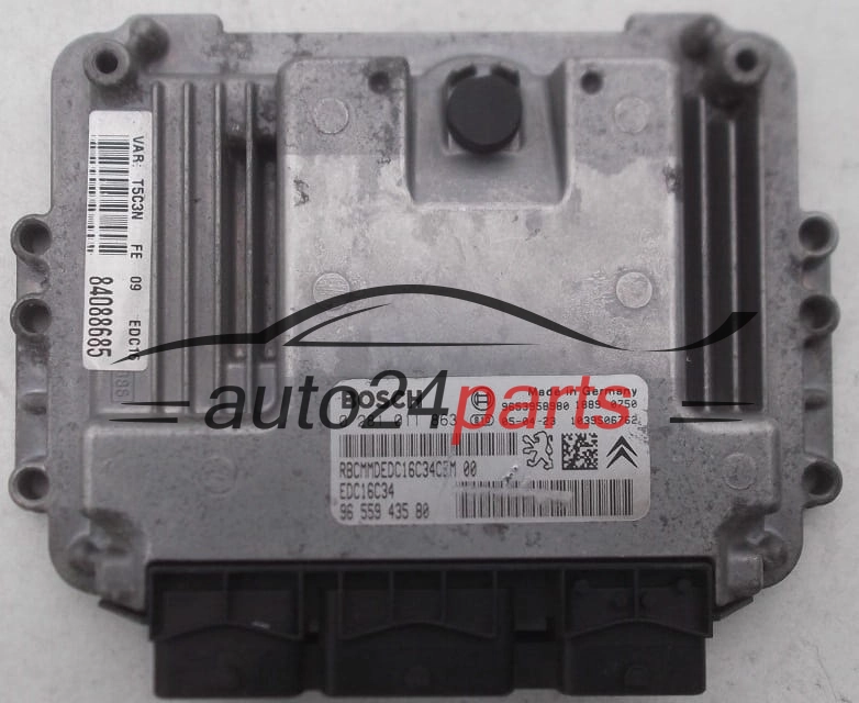ECU CENTRALITA DE MOTOR PEUGEOT 307 1.6 HDI BOSCH 0 281 011 863, 0281011863, 96 559 435 80, 9655943580, 9653958980, EDC16C34