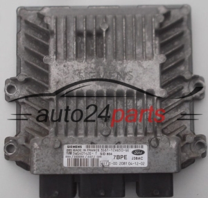 MOTORSTEUERGERÄT ECU STEUERGERÄT FORD FIESTA 1.4 TDCI SIEMENS 5WS40142E-T, 5WS40142ET, 3S61-12A650-GE, 3S6112A650GE, 7BPE, SID804 