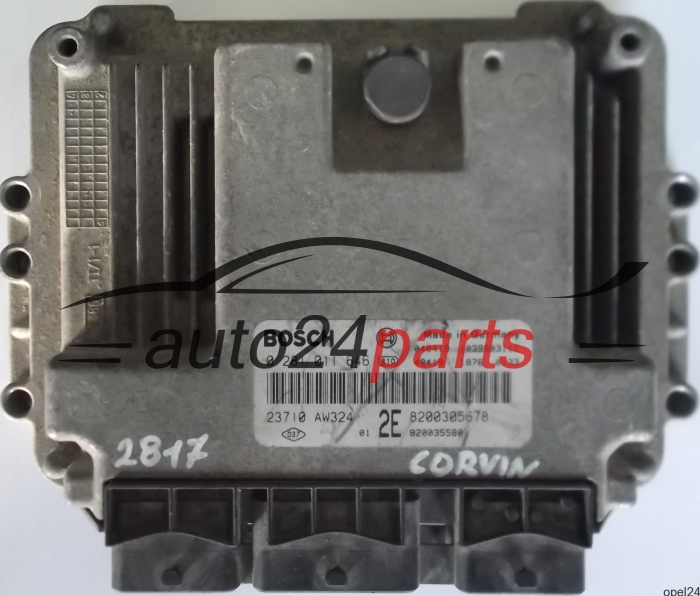 MOTORSTEUERGERÄT ECU STEUERGERÄT NISSAN PRIMERA 1.9 DCI BOSCH 0281011646, 0 281 011 646, 23710AW324 23710 AW324, 8200305678