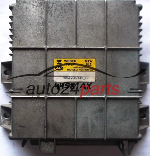 KOMPUTER STEROWNIK SILNIKA LANCIA DEDRA 1.6 WEBER MIW0L2, MIW 0L2, WHL2.06/120_79 - 4458, 7010, 13224