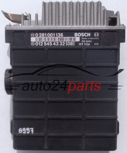 MOTORSTEUERGERÄT ECU STEUERGERÄT MERCEDES W124 2.5 BOSCH 0281001136 0125454332