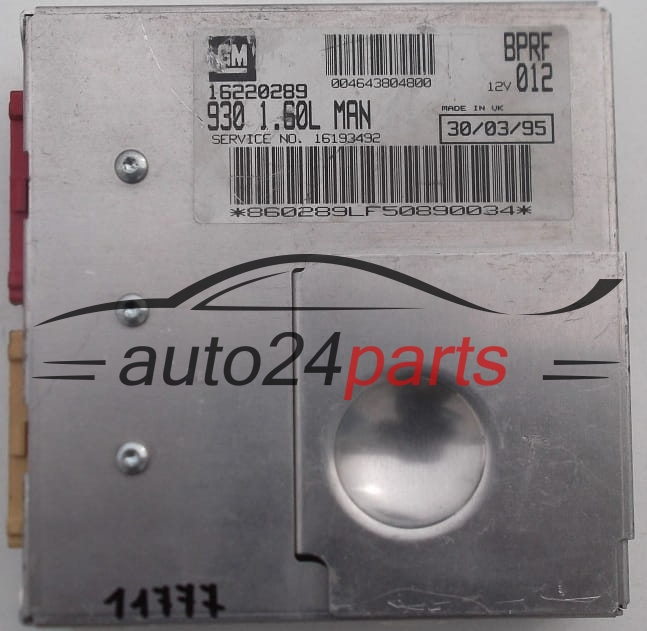 Centralita de motor   ALFA ROMEO 145 1.6    16220289   930 1.60L MAN   930160LMAN   16193492