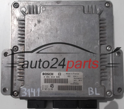 MOTORSTEUERGERÄT ECU STEUERGERÄT PEUGEOT 307 2.0 HDI BOSCH 0281010935