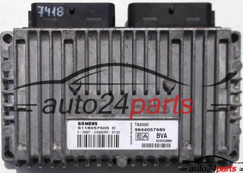 GETRIEBESTEUERGERÄT GETRIBESTEUERUNG PEUGEOT 206 1.4 SIEMENS S118057505 C, 9644057680 