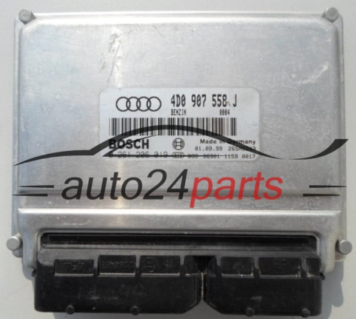 CALCULATEUR MOTEUR AUDI S8 D2 BOSCH 0 261 206 019,  4D0 907 558 J