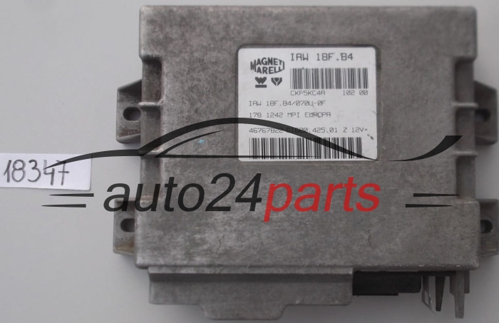 KOMPUTER STEROWNIK SILNIKA FIAT PALIO SIENA 1.2 MAGNETI MARELLI IAW 18F.B4, IAW18FB4, 46767822, 61600.425.01, 6160042501