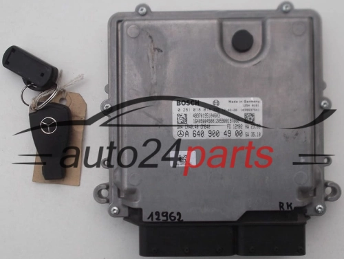 KOMPUTER STEROWNIK SILNIKA MERCEDES SPRINTER BOSCH 0 281 018 018, 0281018018, A 640 900 49 00, A6409004900 - 12962