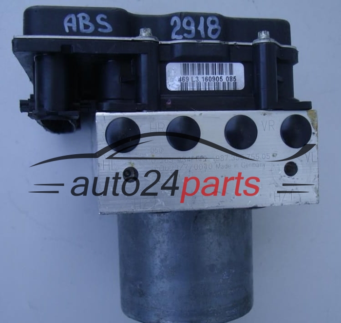 ABS POMPA I STEROWNIK PORSCHE CAYMAN BOXSTER BOSCH 0 265 234 142, 0265234142, 987.355.755.05, 98735575505, 0265950369
