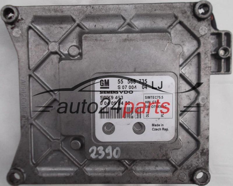 KOMPUTER STEROWNIK SILNIKA OPEL ASTRA ZAFIRA 1.6 Z16XER 1.8 Z18XER 55568735 LJ 55 568 735 SIEMENS 5WK9 463 5WK9463
