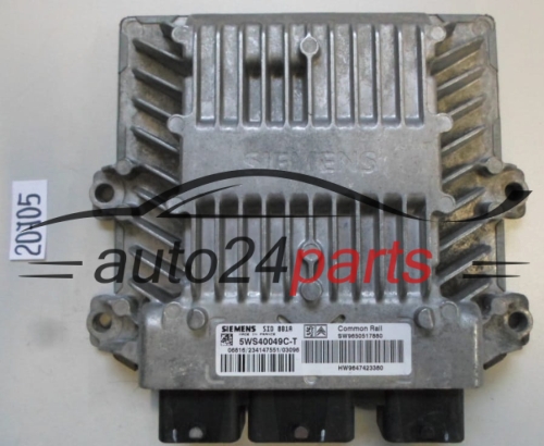 CALCULATEUR MOTEUR CITROEN BERLINGO 2.0 HDI 5WS40049C-T, 5WS40049CT, SW90650517880, HW9647423380