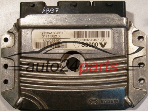 ECU CENTRALITA DE MOTOR  RENAULT MEGANE Sagem 21584153-3B1, 8200298463, 8200298457