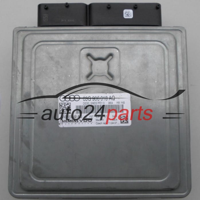 MOTORSTEUERGERÄT ECU STEUERGERÄT AUDI A4 2.0 TDI SIEMENS VDO 5WP45549 AG, 03G 906 018 AQ