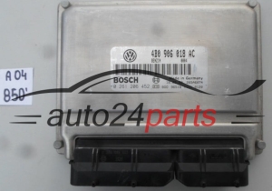 KOMPUTER STEROWNIK SILNIKA VW VOLKSWAGEN PASSAT 1.8T 1.8 TURBO APU 4B0906018AC, 4B0 906 018 AC, BOSCH 0261206452, 0 261 206 452 -