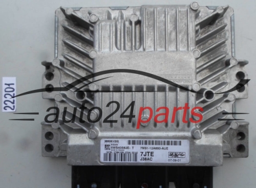 CALCULATEUR MOTEUR FORD 1.8 TDCI 5WS40582E-T, 5WS40582ET, 7M51-12A650-AUE, 7M5112A650AUE