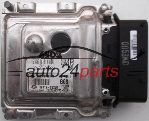 KOMPUTER STEROWNIK SILNIKA KIA CEED 1.6 39119-2B280, 391192B280 G08, 39105-2B080, 391052B080, 0EDVA46IFS0-500 ME17.9.11, ME17911 -