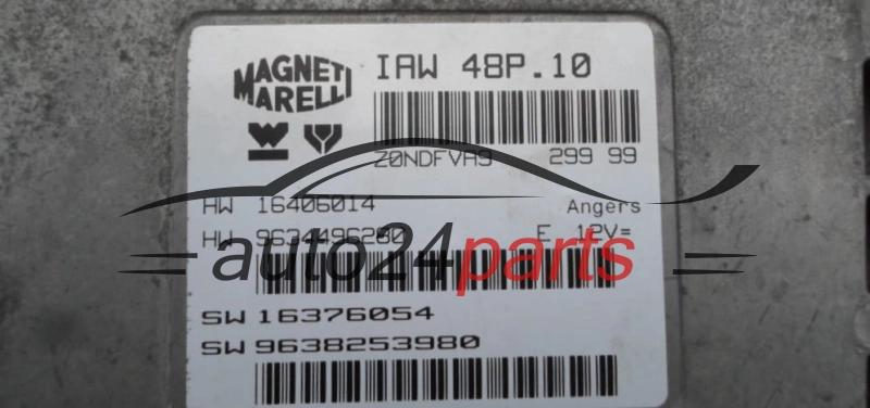 CITROEN PEUGEOT MAGNETI MARELLI IAW 48P.10, IAW48P10, HW 16406014, 9638253980