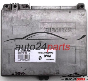 ECU CENTRALITA DE MOTOR RENAULT 19 1.8 16V, SIEMENS S101715102 D, S101715102D, HOM7700851742, 7700851742 