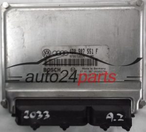 KOMPUTER STEROWNIK SILNIKA AUDI A4 A6 2.8 QUATTRO 4D0907551F, 4D0 907 551 F, BOSCH 0261204687, 0 261 204 687 -  1950, 2033, 2052, 2251