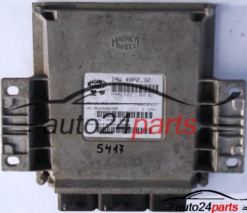 ECU CENTRALITA DE MOTOR CITROEN C5 2.0 IAW48P232, IAW48P2.32, IAW 48P2.32, HW9642606280, HW 9642606280, 16469034, 16.469.034, SW9644903980