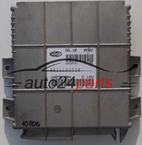 CALCULATEUR MOTEUR CITROEN BX ZX 1.6 MAGNETI MARELLI G6.10 0P02, G6100P02, 9611159580, 16076.004, 16076004