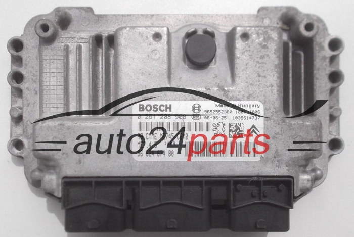 MOTORSTEUERGERÄT ECU STEUERGERÄT  CITROEN PEUGEOT 1.6 BOSCH 0 261 208 908,  96 624 674 80
