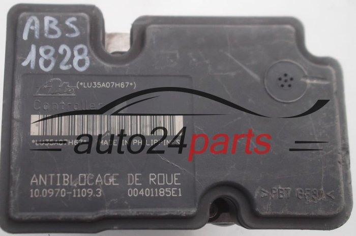 BOMBA HIDRAULICA Y CENTRALITA ABS CITROEN C2 C3 9656493580, ATE 10.0207-0056.4,  10.0970-1109.3