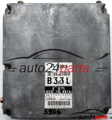 MOTORSTEUERGERÄT ECU STEUERGERAT MAZDA DEMIO 1.3 B33L 18 881A, B33L18881A, 279700-0431, 2797000431 