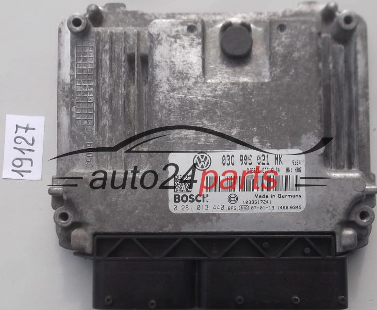 KOMPUTER STEROWNIK SILNIKA VW VOLKSWAGEN PASSAT 2.0 TDI BOSCH 0281013440, 0 281 013 440, 03G906021NK, 03G 906 021 NK 