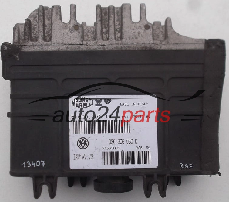 KOMPUTER STEROWNIK SILNIKA VW VOLKSWAGEN POLO 1.4 AFH 030906030D, 030 906 030 D, 61600.261.14, 6160026114, IAW1AV.V3, IAW1AVV3 