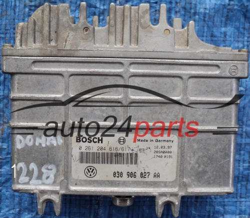MOTORSTEUERGERÄT ECU STEUERGERÄT VW VOLKSWAGEN POLO 1.4 BOSCH 0 261 204 616/617