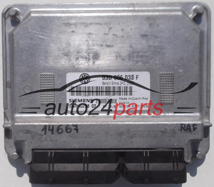 SIEMENS 5WP40298 02, 5WP4029802, 03D 906 033 F, 03D906033F