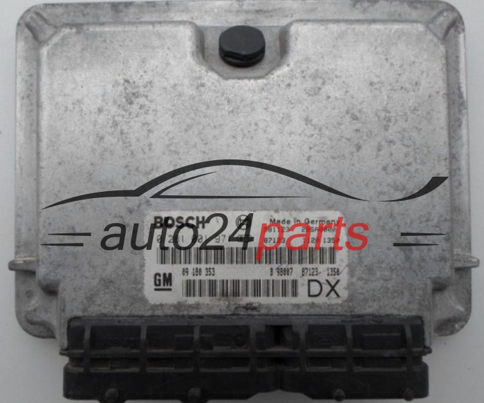 ECU CENTRALITA DE MOTOR  OPEL ASTRA VECTRA ZAFIRA 2.0 DTL BOSCH 0 281 001 971, GM 09 180 353 DX