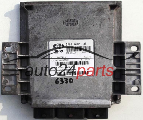 MOTORSTEUERGERÄT ECU STEUERGERÄT  CITROEN PEUGEOT MAGNETI MARELLI IAW 48P.10,  SW 16375054, 9638253880