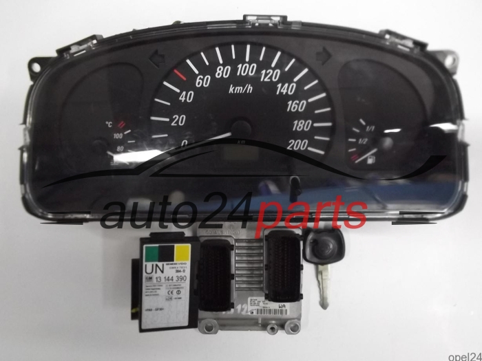 calculateur moteur pour opel chevrolet, holde, vauxhall agila 1.0 z10xe