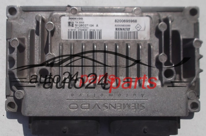 GETRIEBESTEUERGERAT GETRIBESTEUERUNG RENAULT MEGANE 1.9 SIEMENS VDO S126027104 A, S126027104A, 8200695968, 8200563399 