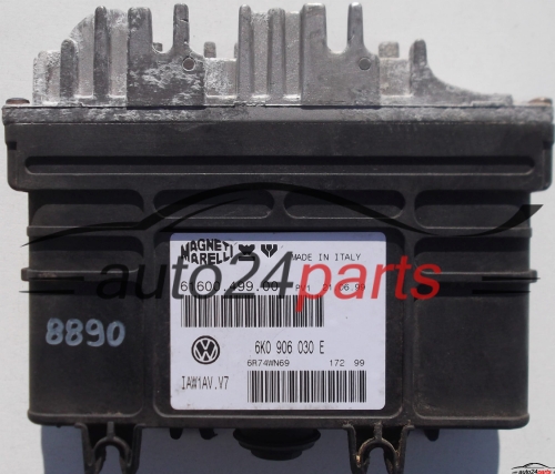 ECU CENTRALITA DE MOTOR SEAT IBIZA 1.6 8V, 6K0 906 030 E, 6K0906030E, 61600.499.00, 6160049900, IAW1AV.V7 