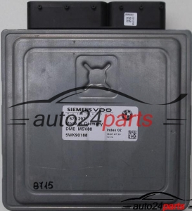CALCULATEUR MOTEUR BMW, SIEMENS 5WK90188, 7 576 297, 7576297, DME MSV80, DMEMSV80 